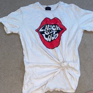 cream laugh out loud shirt